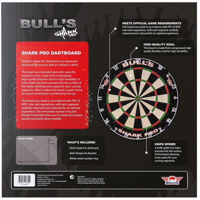 Bull's Shark Pro Dartstaulu