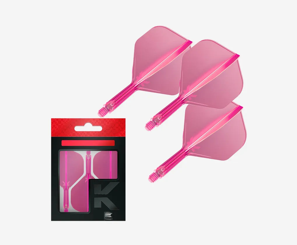 Target K-Flex No2 Short Neon pinkki - integroitu varsi ja sulka
