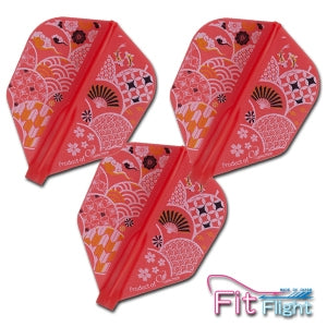 Cosmo Darts Fit Flight Shape Japanese Pattern 2 sulat