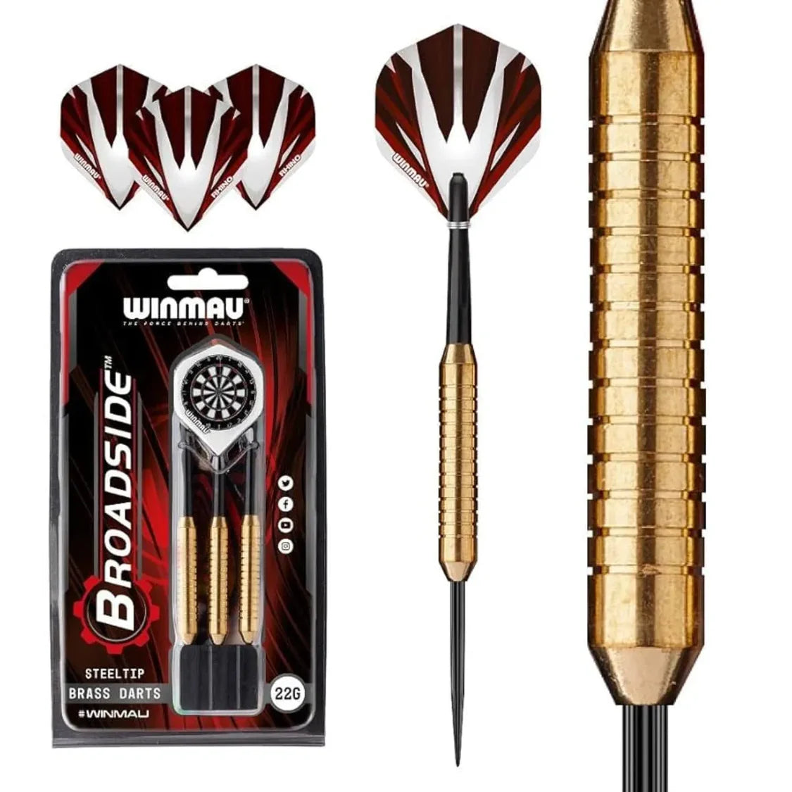 Winmau Broadside 22g darts tikat