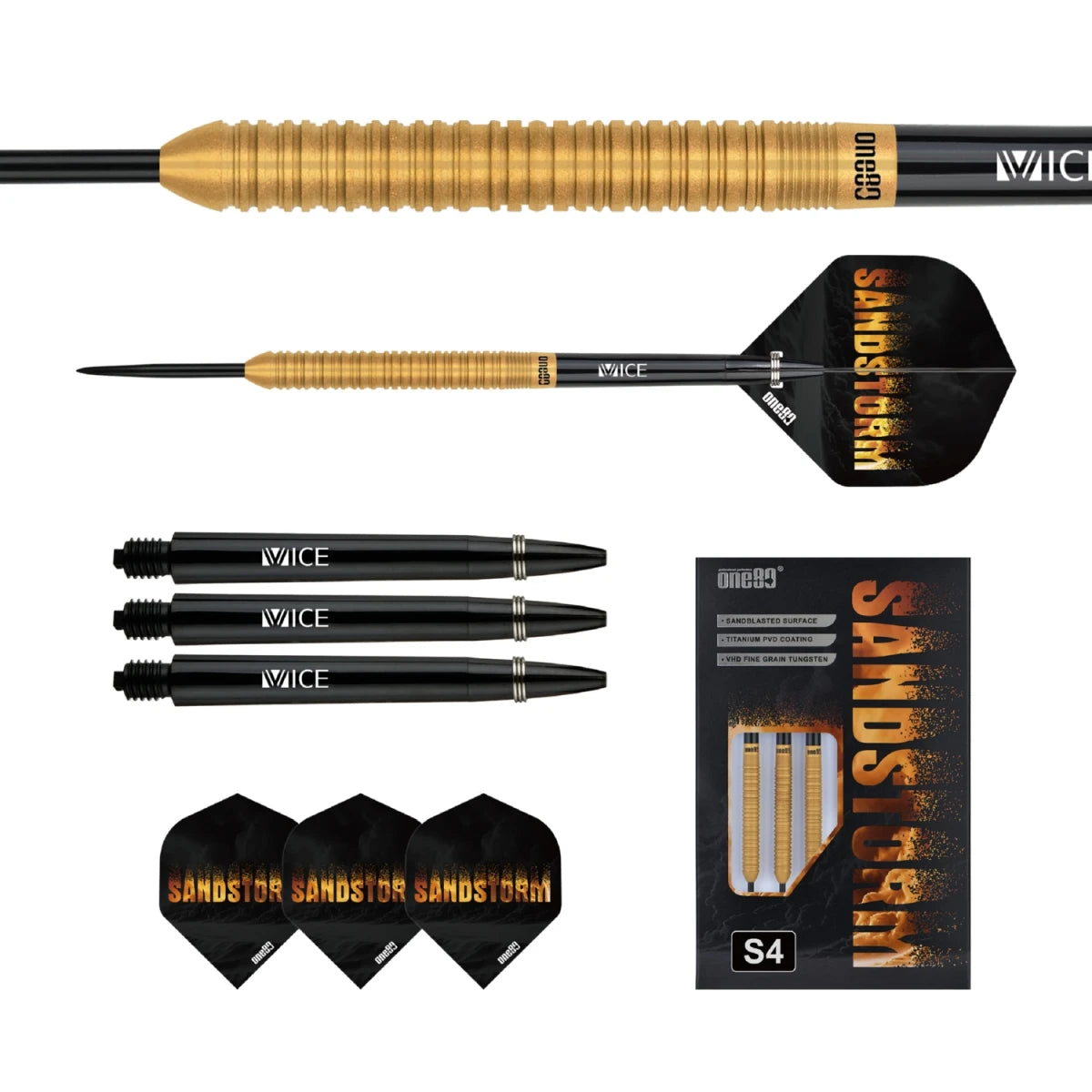 One80 Sandstorm S4 90 % tungsten-tikat – 25 g