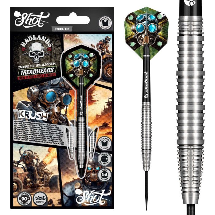 Shot Badlands Krush 90% tungsten 22g darts