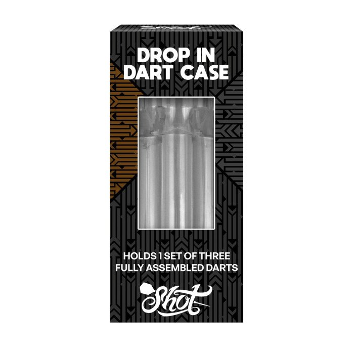 Shot Drop In Case dartskotelo - kirkas