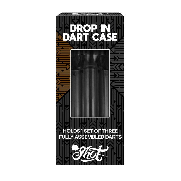 Shot Drop In Case dartskotelo - musta