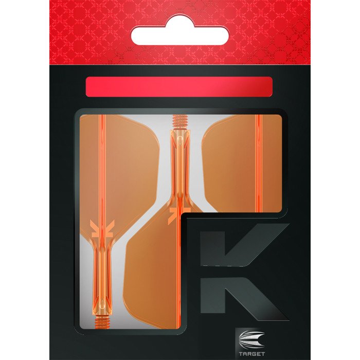 Target K-Flex No2 Intermediate Neon oranssi - integroitu varsi ja sulka