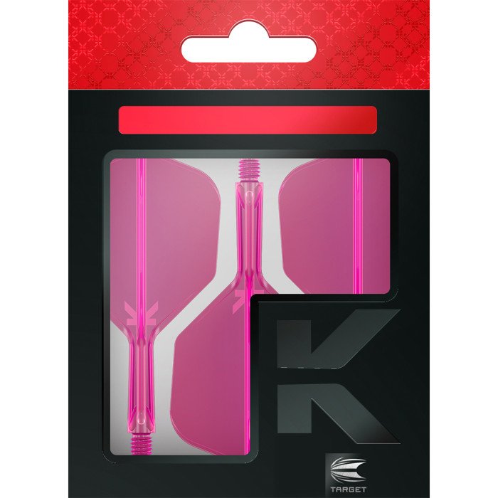 Target K-Flex No2 Medium Neon pinkki - integroitu varsi ja sulka