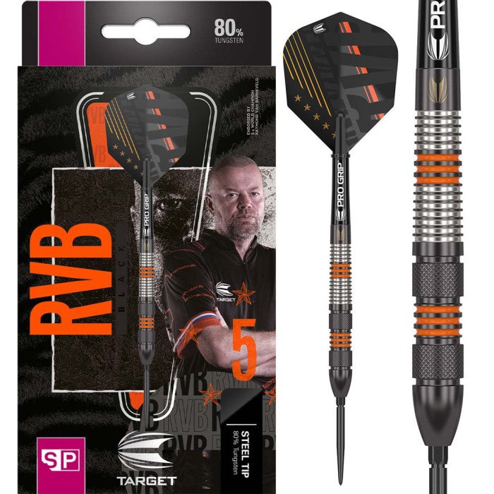 Target Raymond Van Barneveld Black 23g 80% Tungsten Swiss