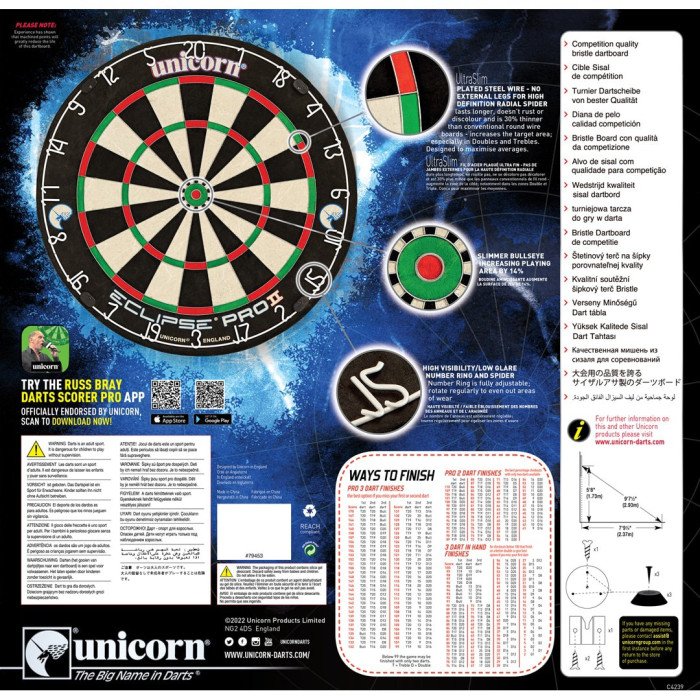 Unicorn Eclipse Pro 2 dartstaulu