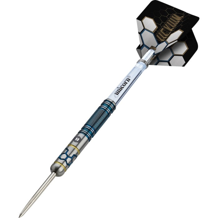 Unicorn Hexium 02 Blue 90% tungsten 23g darts tikat