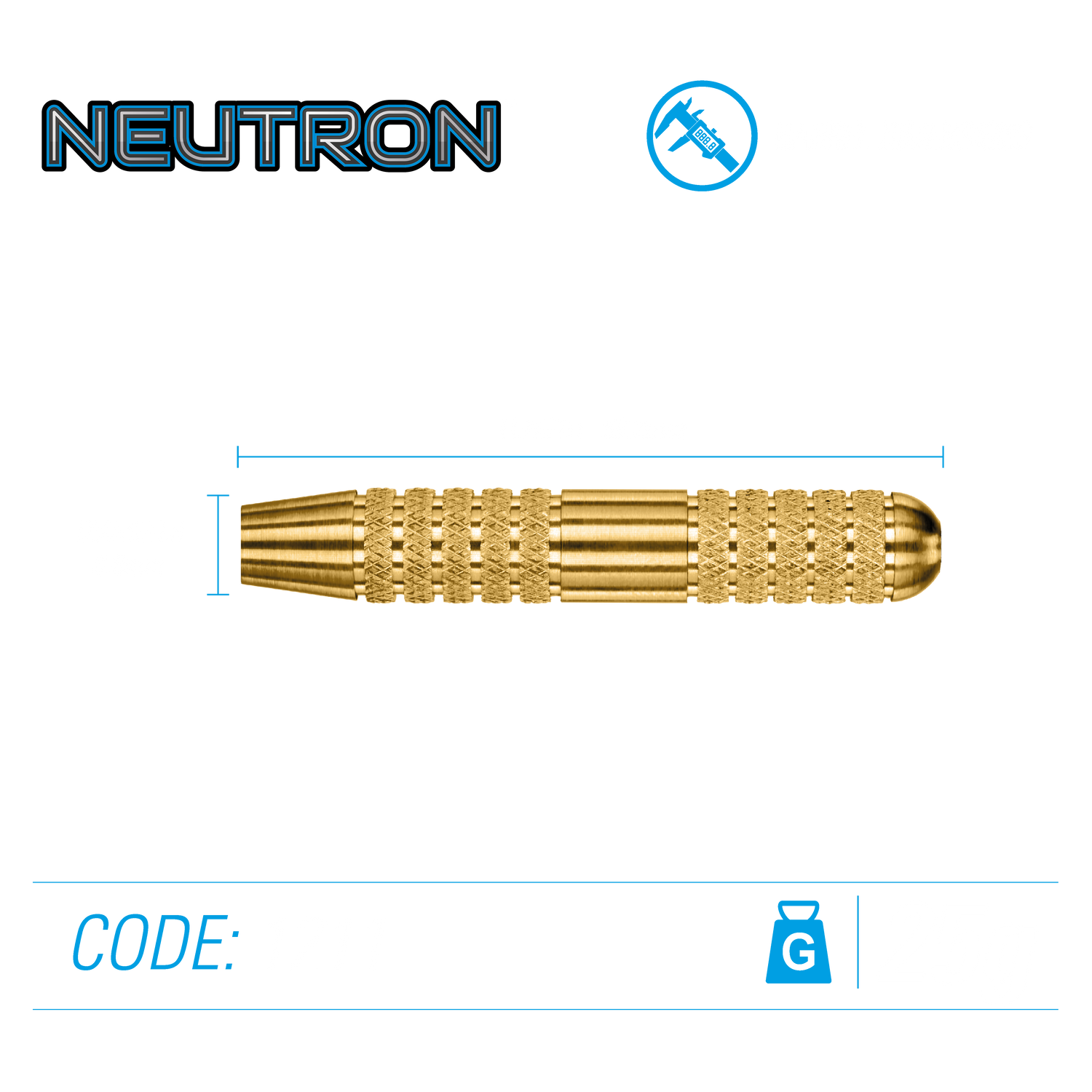 Winmau Neutron 25g Darts tikat