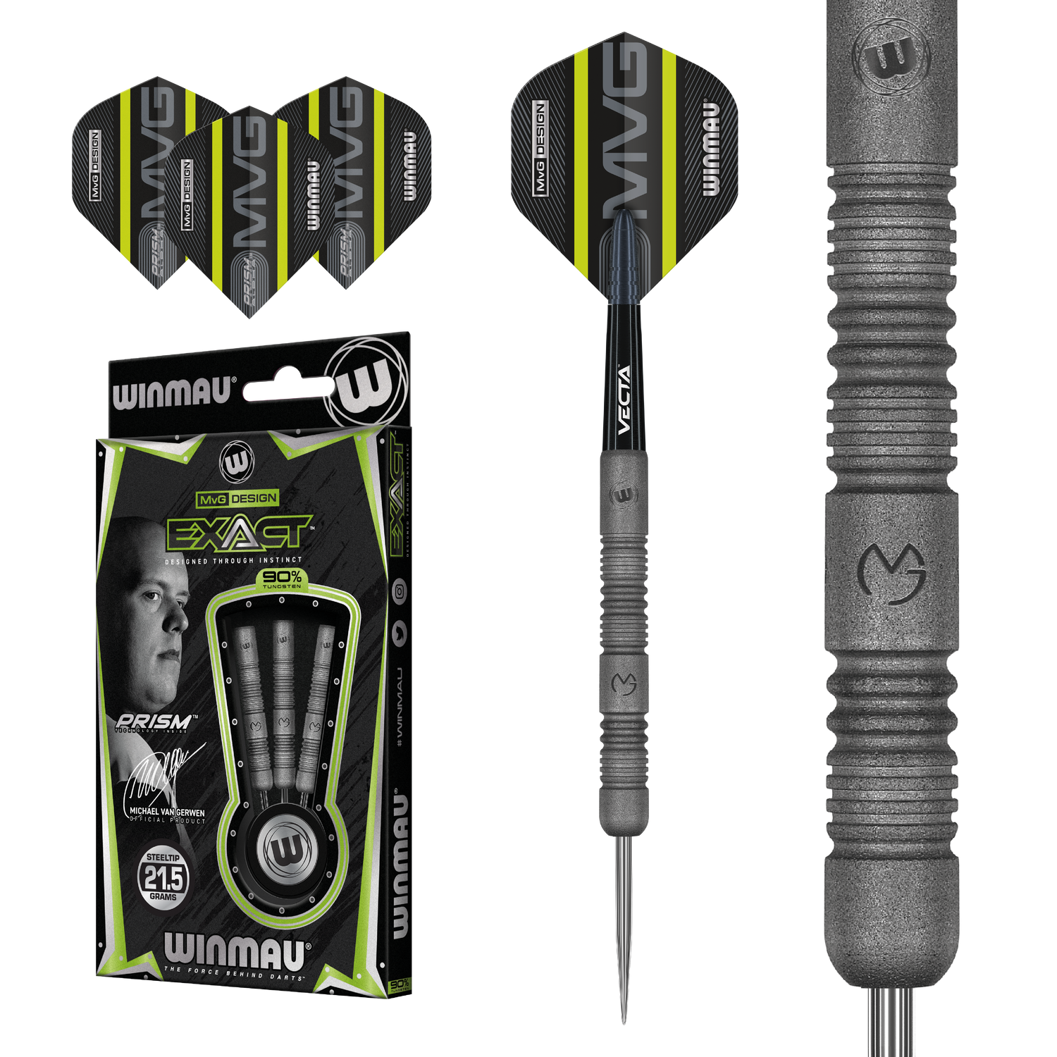 Winmau MvG Exact 21.5g 90% Tungsten
