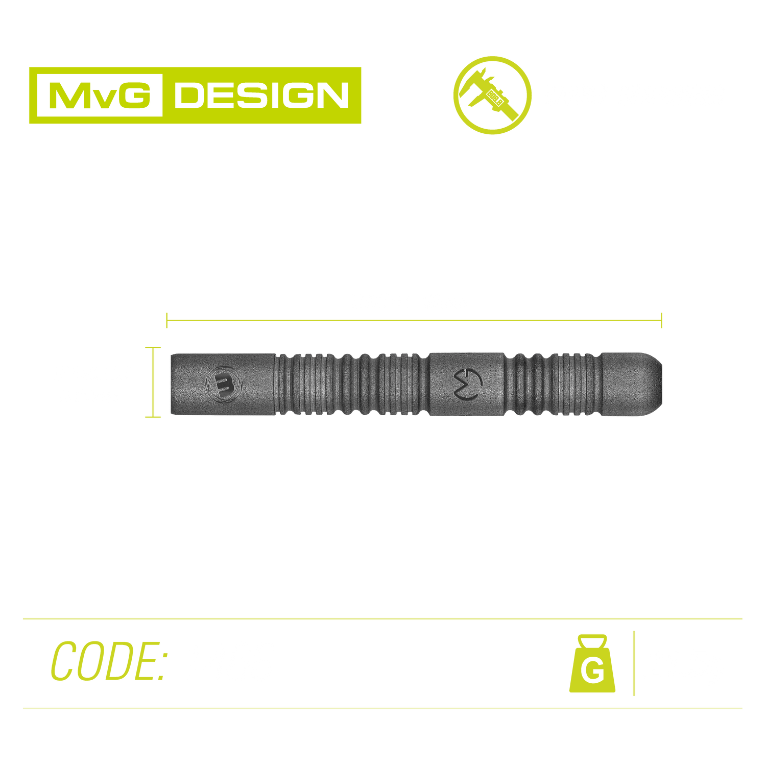 Winmau MvG Exact 21.5g 90% Tungsten