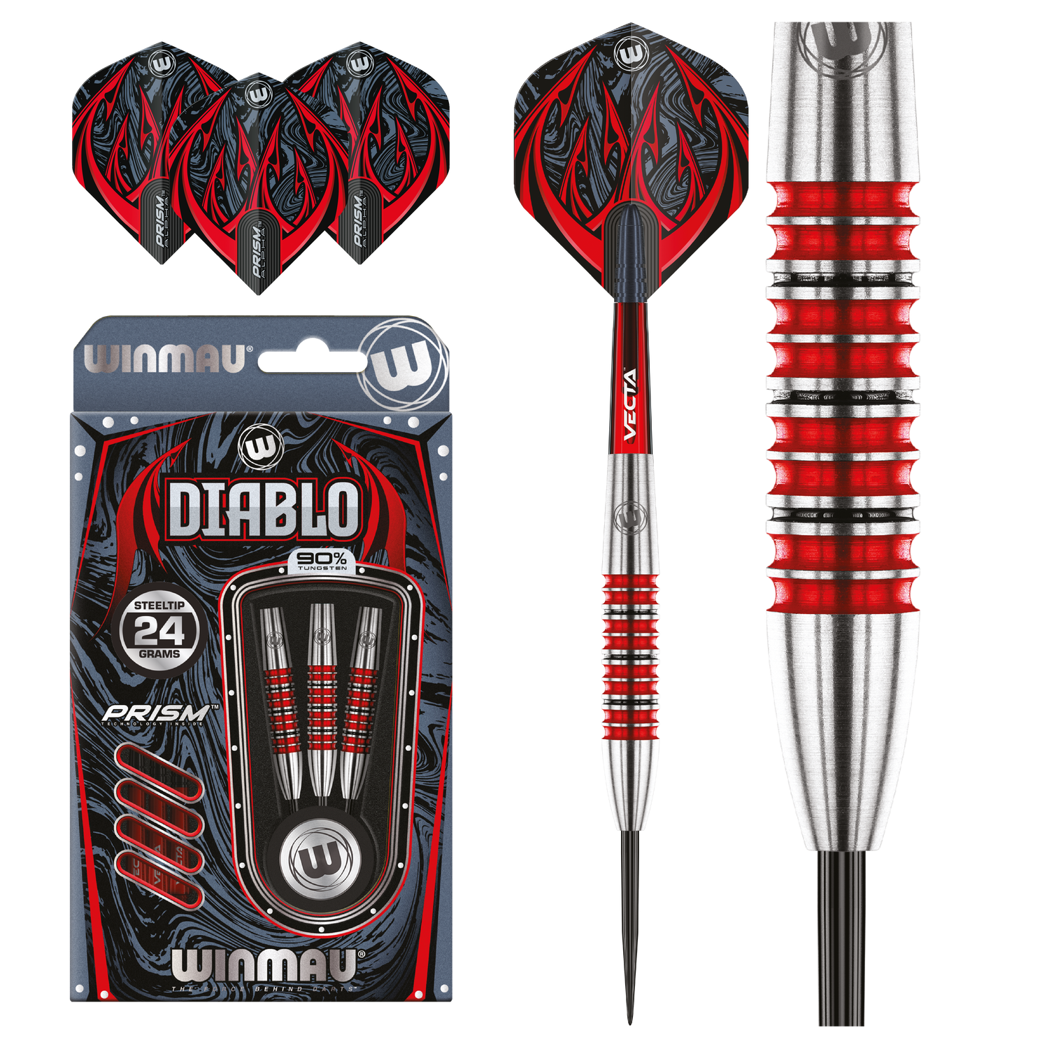 Winmau Diablo 24g 90% Tungsten