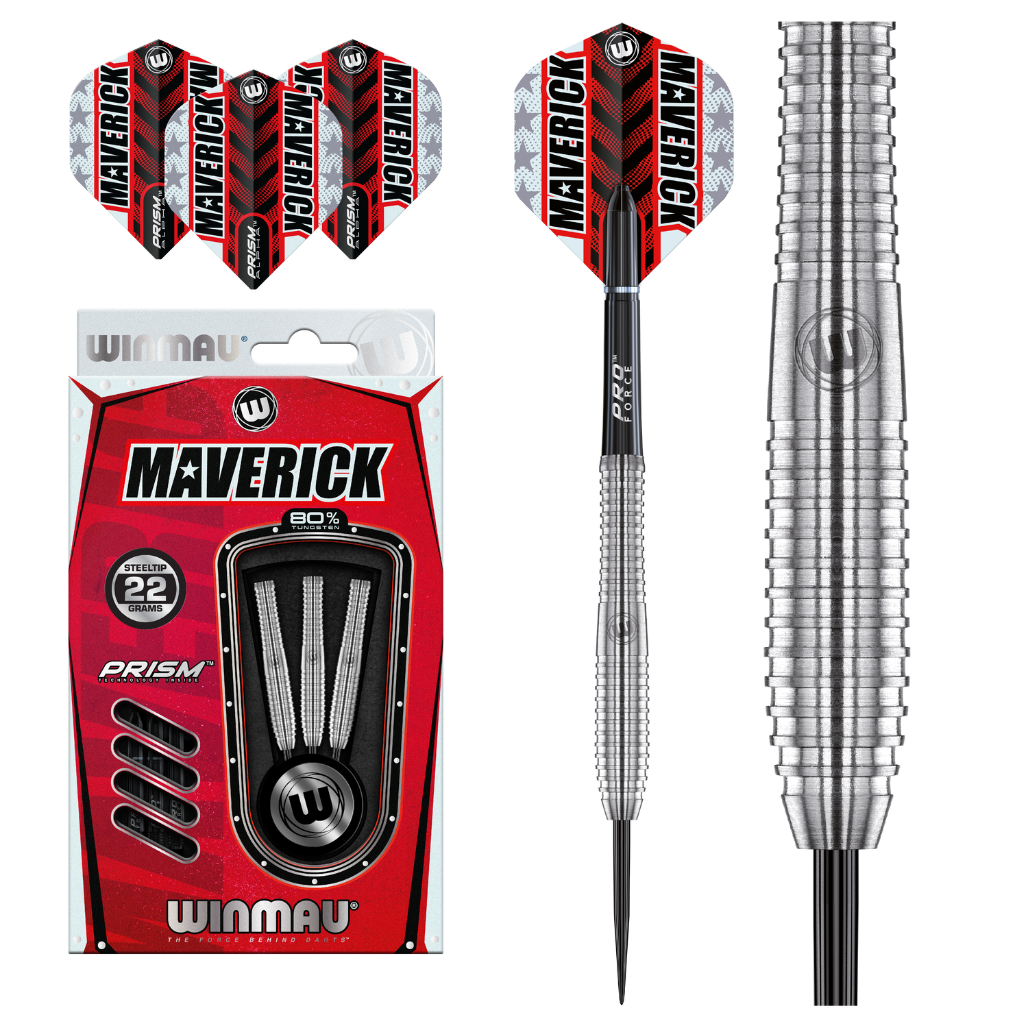 Winmau Maverick 22g 80% Tungsten