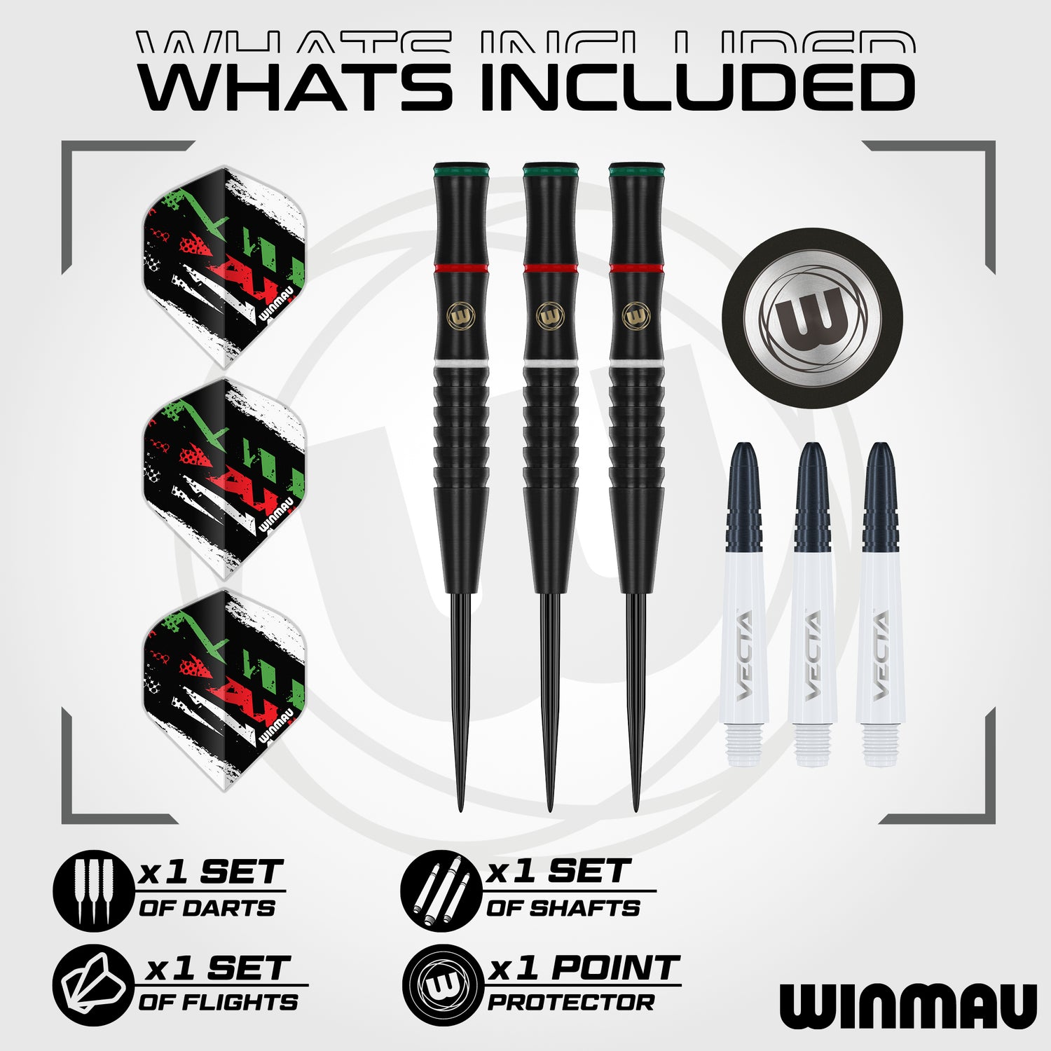 Winmau Peter Wachiuri 22g 90% Tungsten