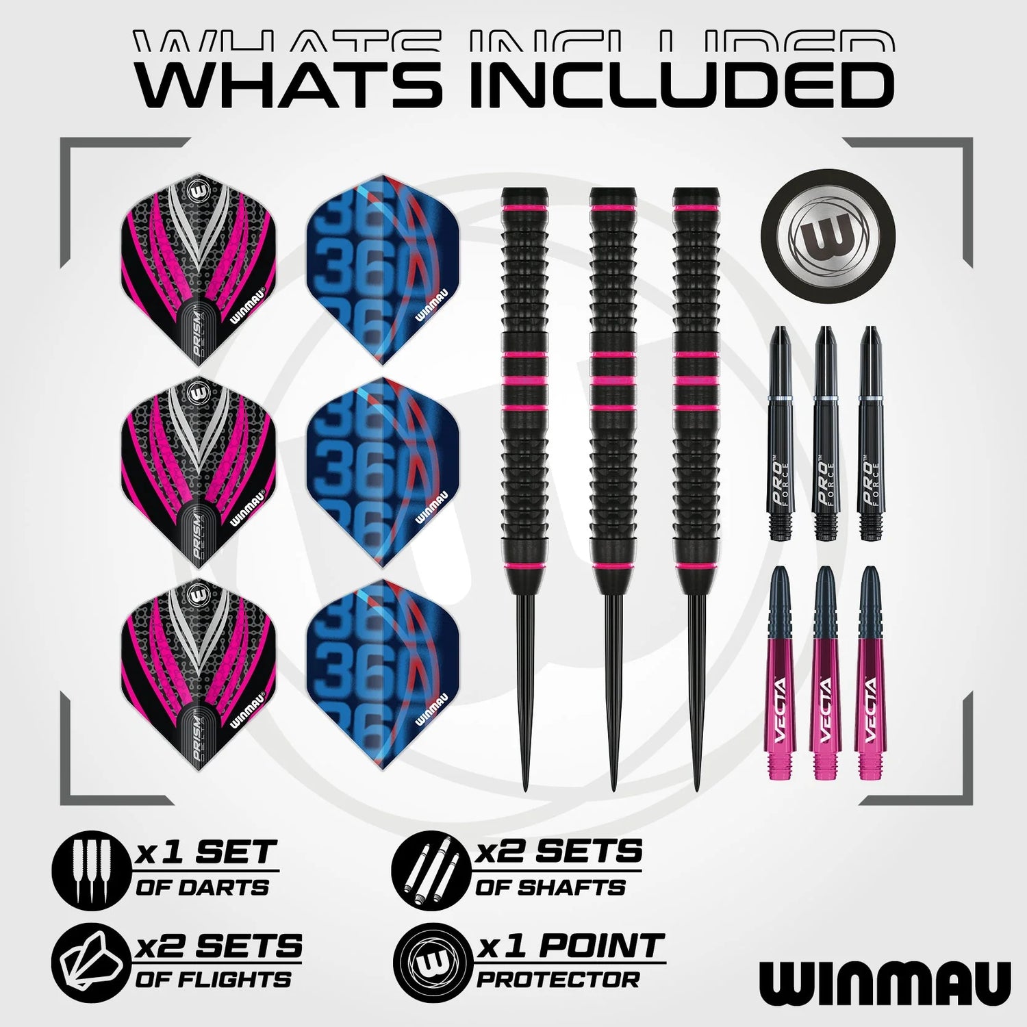 Winmau Team 360 Rebecca Allen 24g 90% Tungsten
