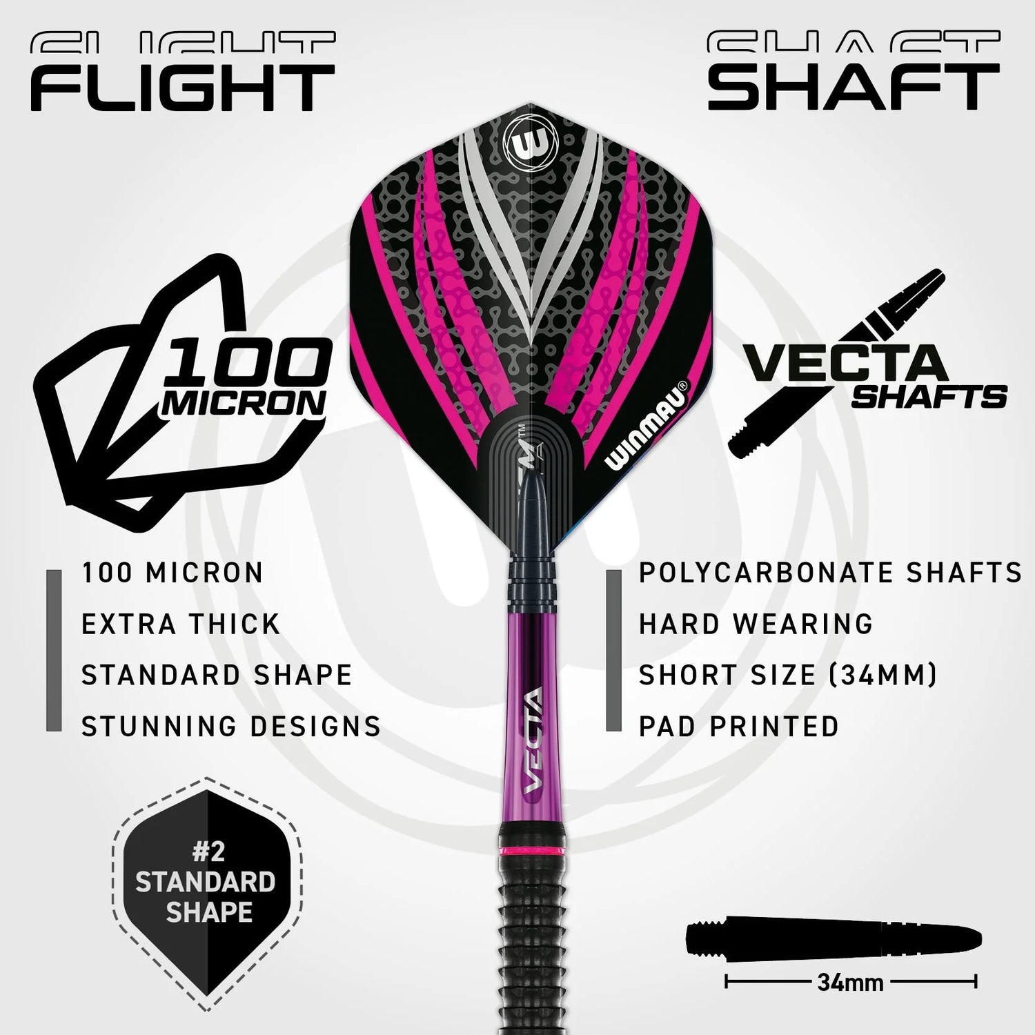 Winmau Team 360 Rebecca Allen 24g 90% Tungsten