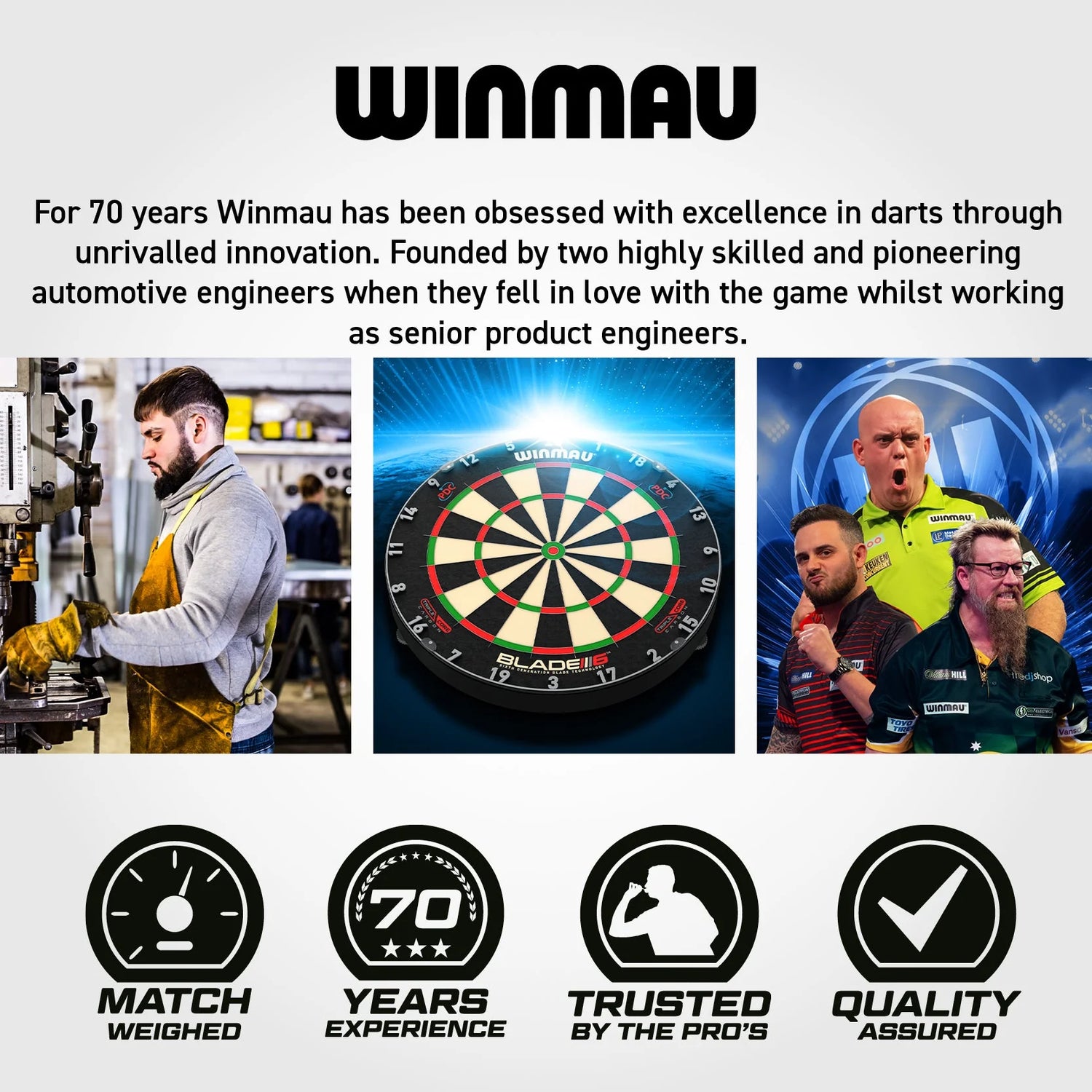 Winmau Team 360 Jack Johnson 24g 90% Tungsten