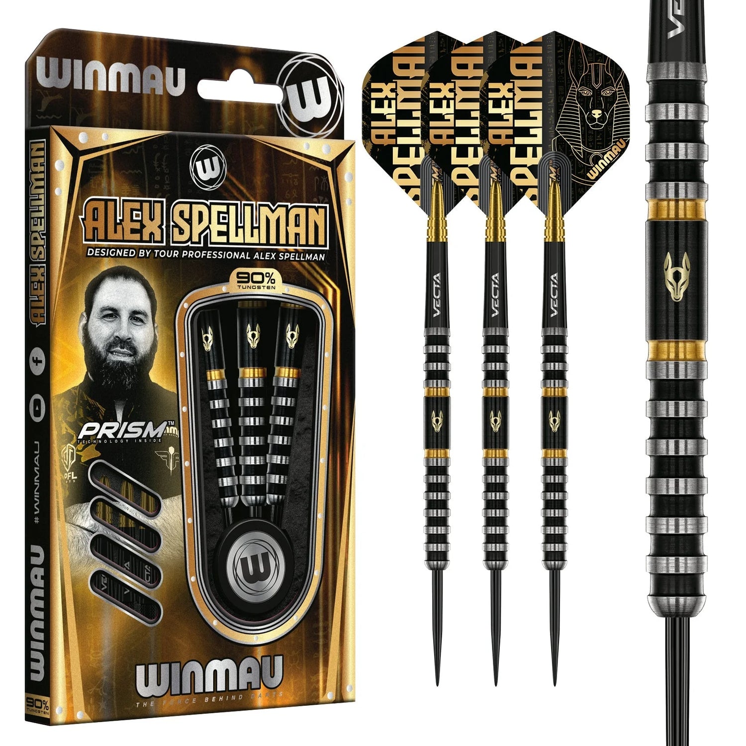 Winmau Alex Spellman 24g 90% tungsten