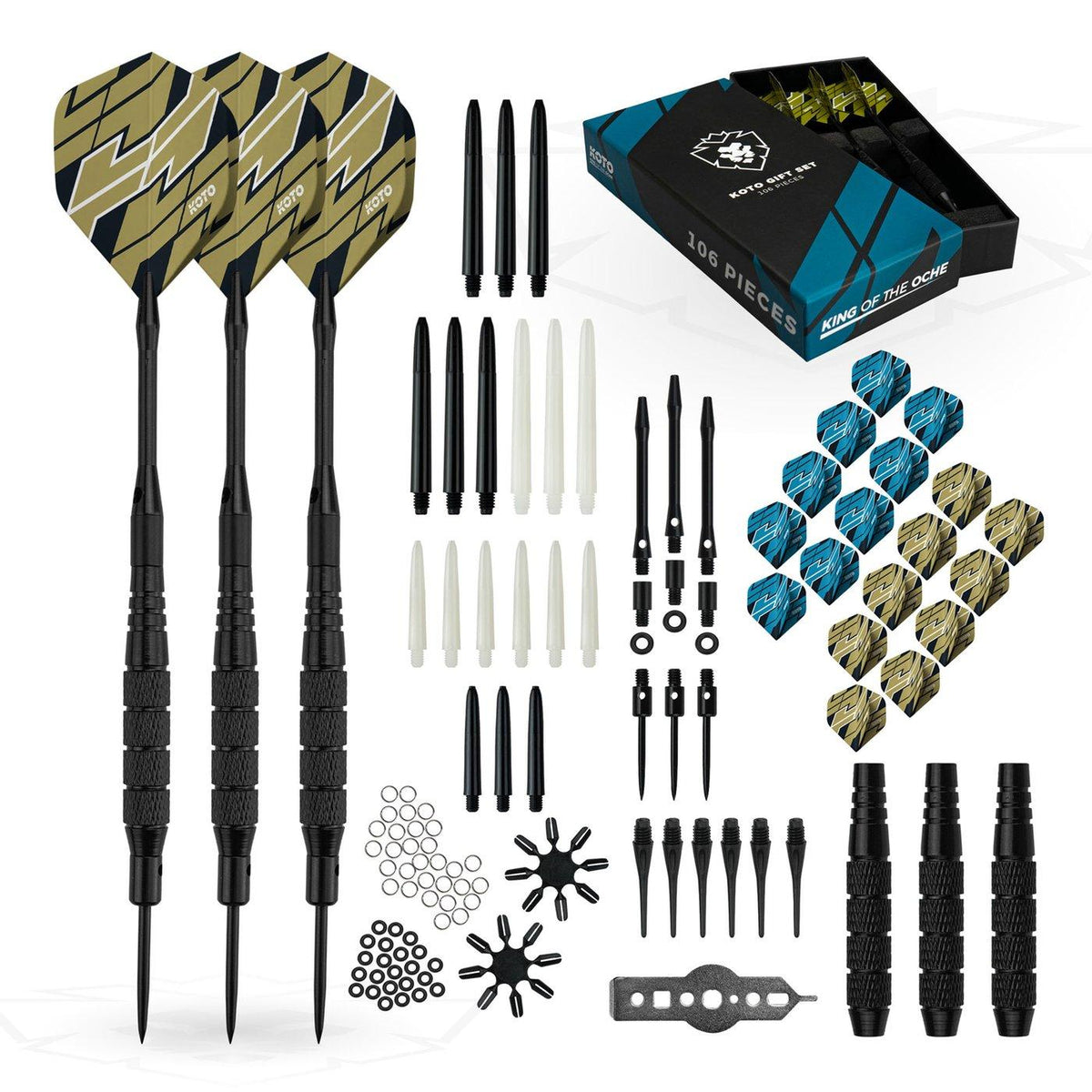 KOTO Converter Brass Giftset 16 g – darts-tikkasetti