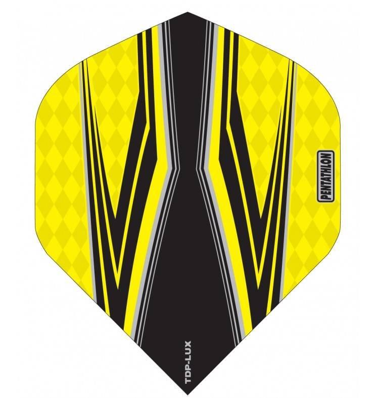 Pentathlon TDP-Lux Vision Black/Yellow -darts-sulat – 3 kpl