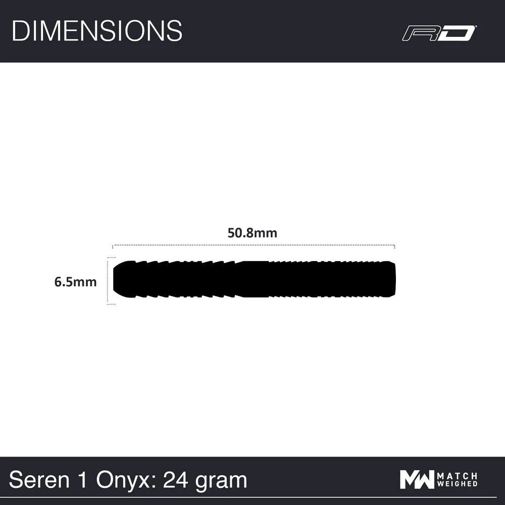 Red Dragon Seren Onyx 01 24g 90% tungsten