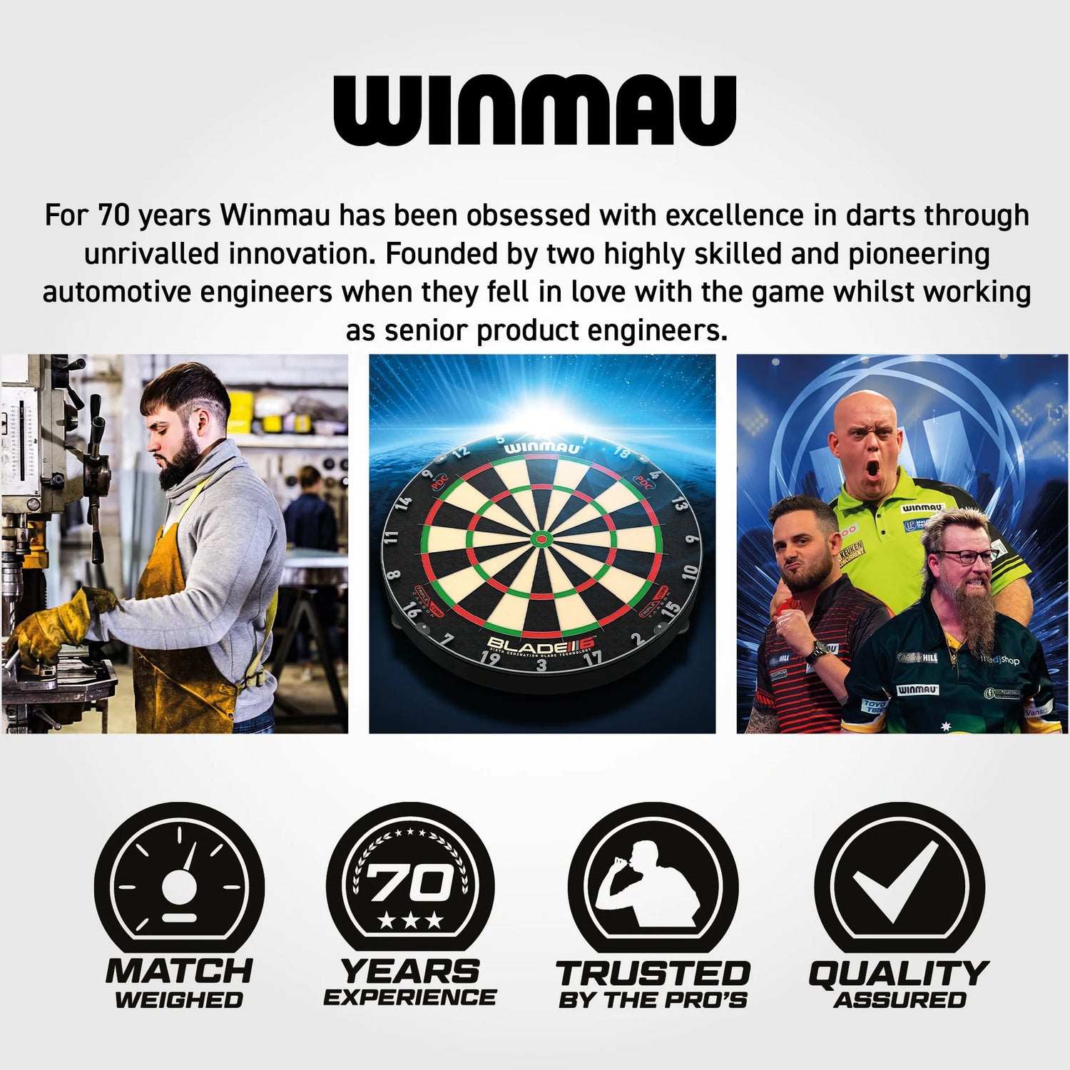 Winmau Blade 6 dartboard