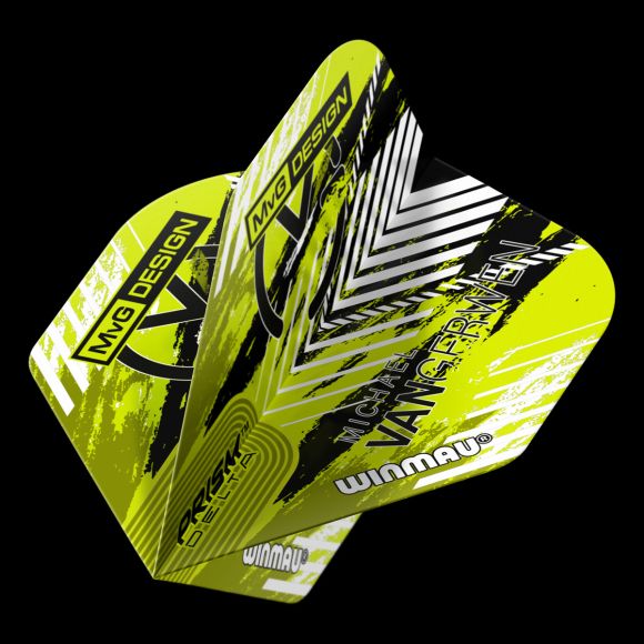 Winmau Prism Delta MvG Green & Black Chevron