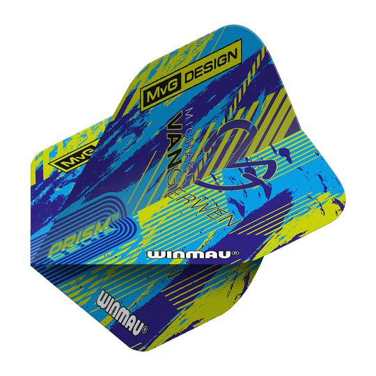 Winmau Prism Delta MvG Blue & Green sulat
