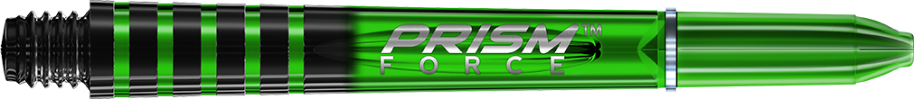 Winmau Prism Force Pro Lock vihreät varret 35mm