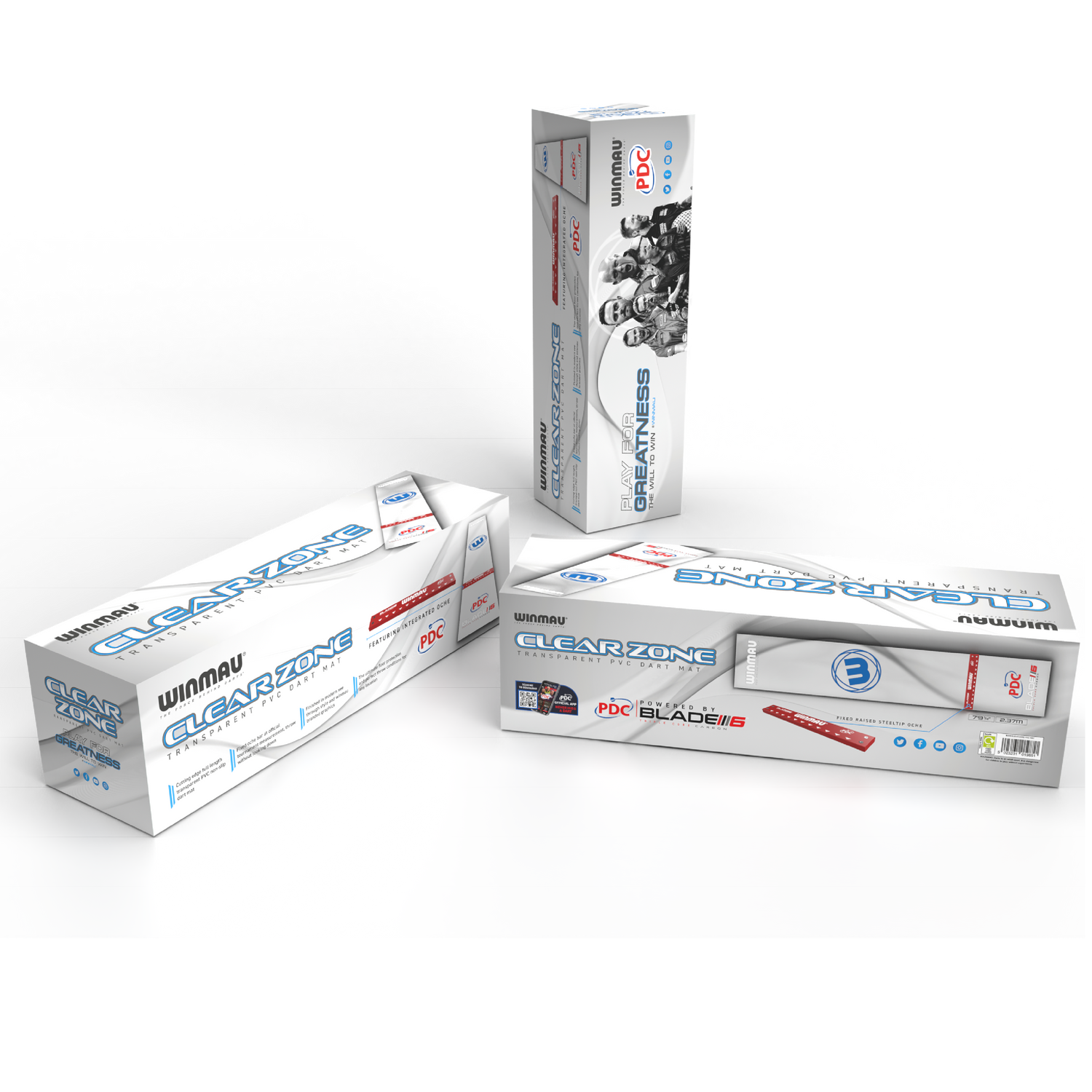 Winmau Clearzone mat with integrated eyelet