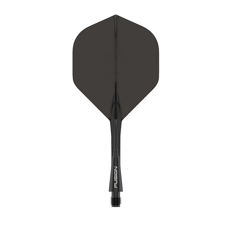 Winmau Fusion Medium musta - integroitu varsi ja sulka