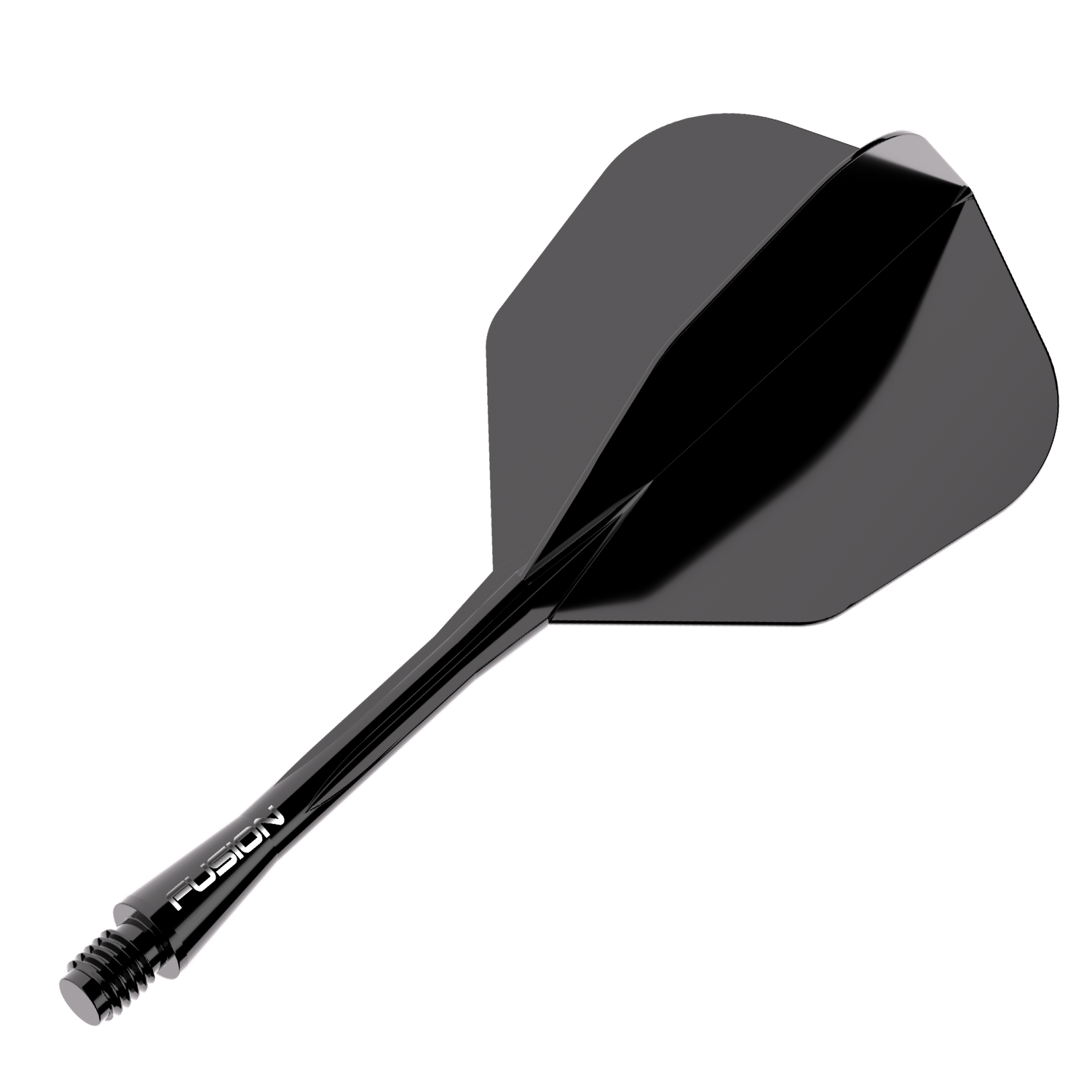 Winmau Fusion Shape 6 Medium musta - integroitu varsi ja sulka