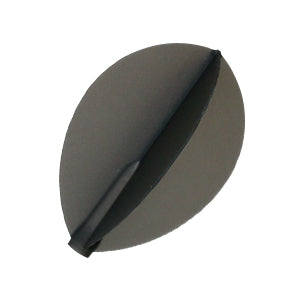 Cosmo Darts Fit Flight Teardrop sulat läpikuultava musta 516191