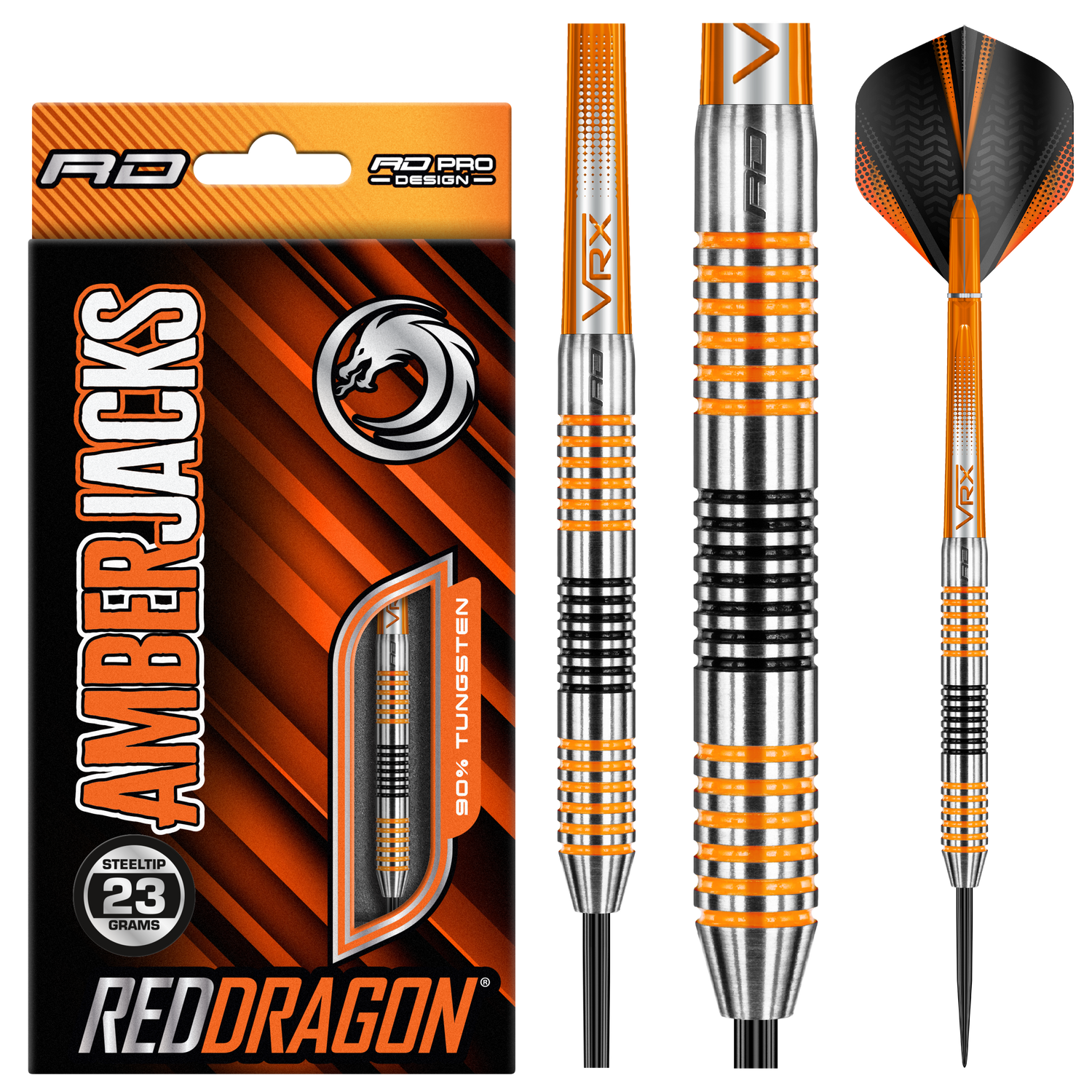 Red Dragon Amberjack 4 23g v5 90% Tungsten
