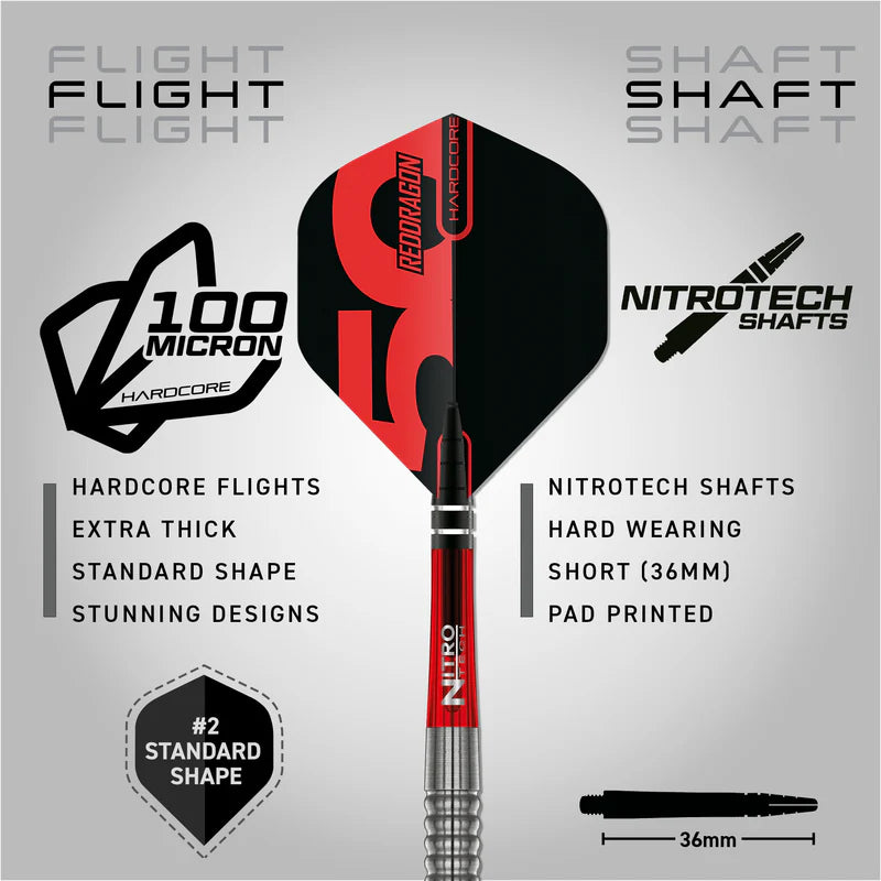 Red Dragon 50-vuotisjuhlamalli Penetrator 1  25g 95% Tungsten