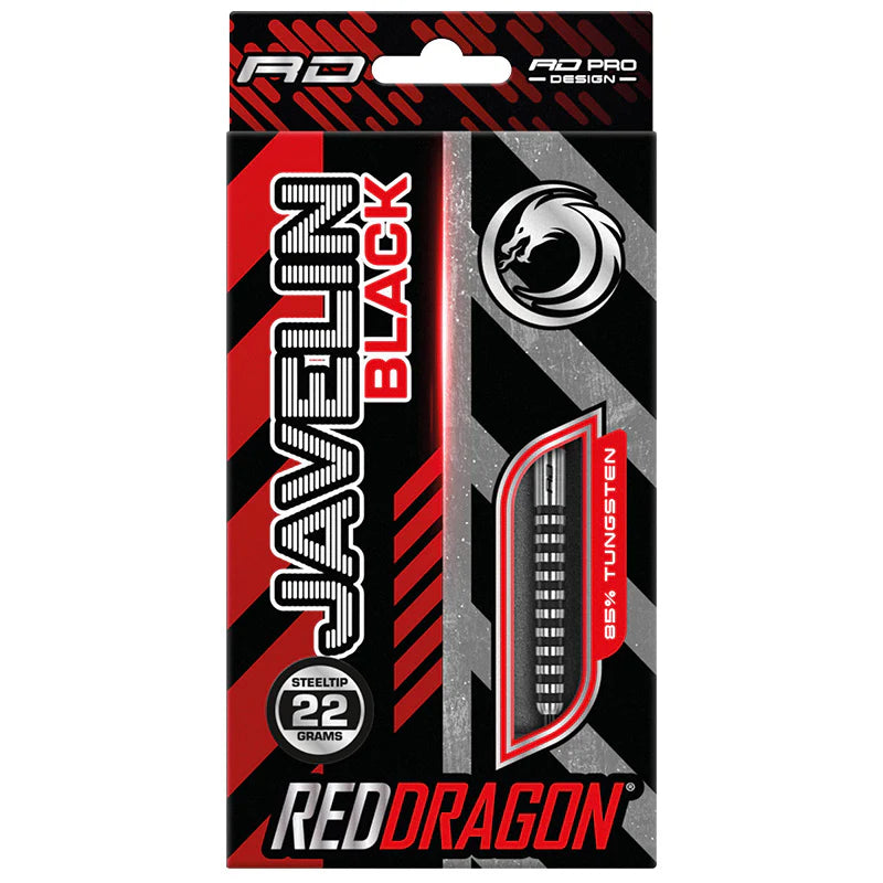 Red Dragon Javelin Black 22g 85% Tungsten