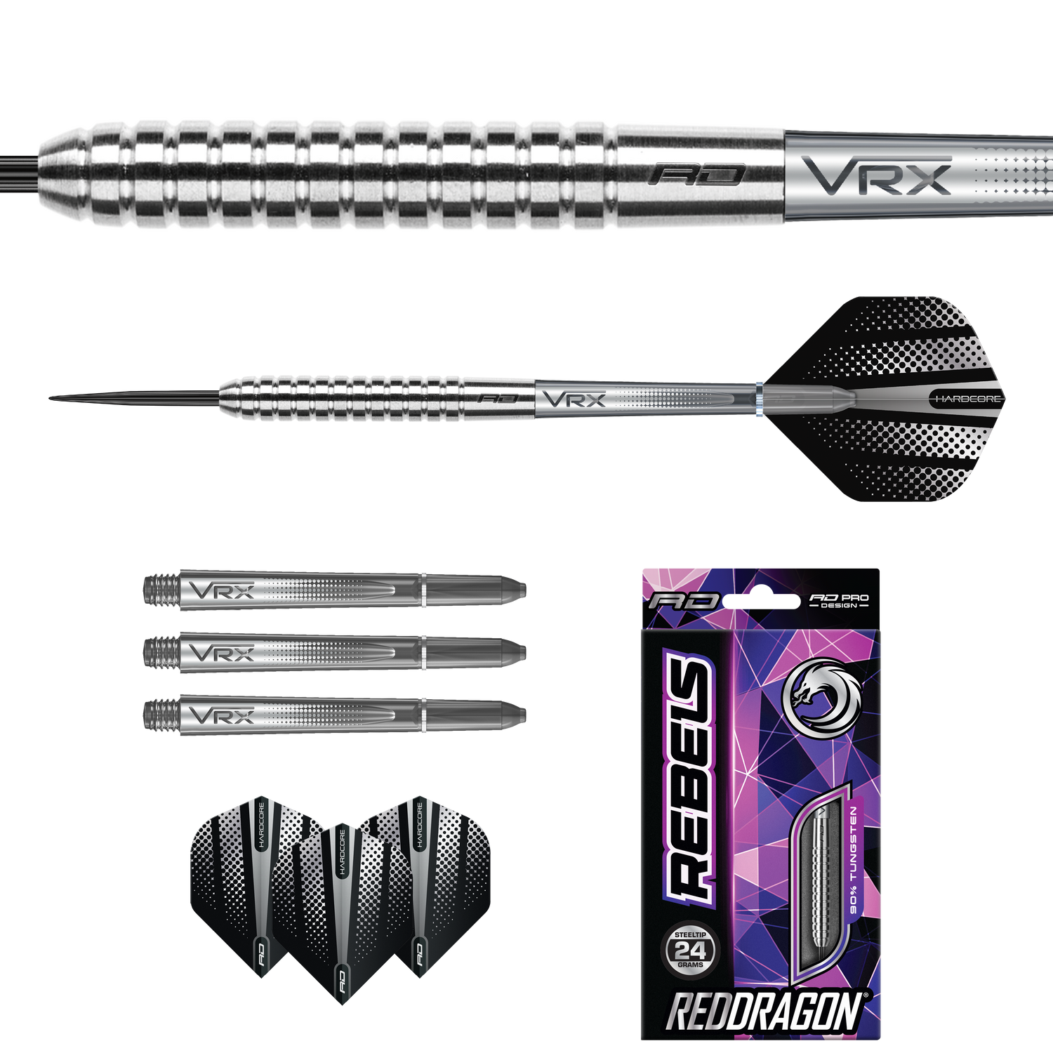 Red Dragon Rebels 24g 90% Tungsten