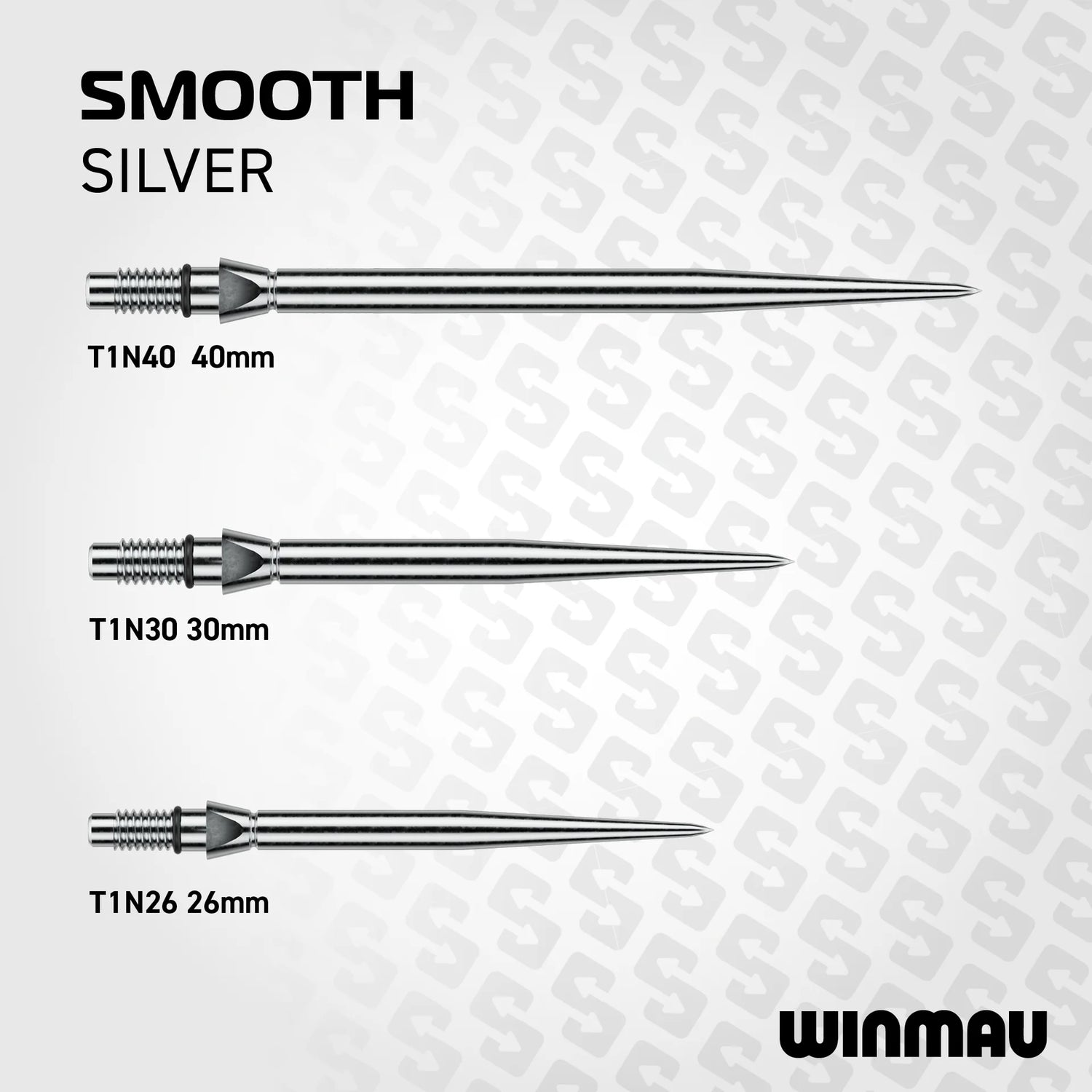 Winmau Switch Point Smooth Silver