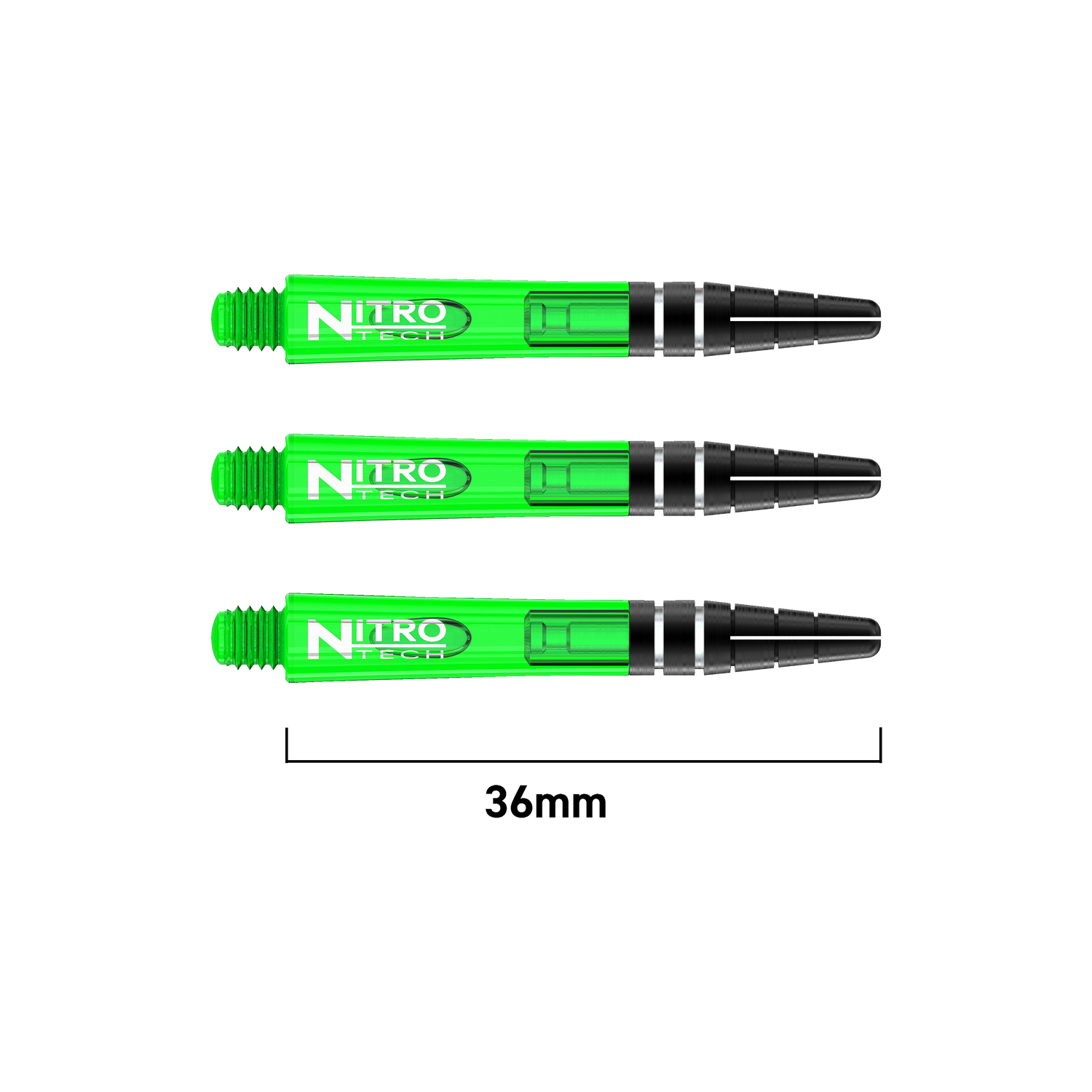 Red Dragon Nitrotech green stems 36mm
