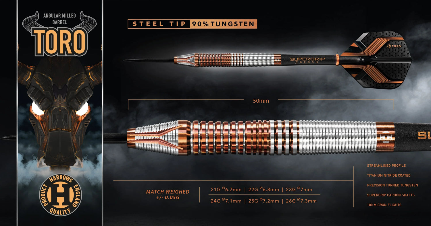Harrows Toro 24g 90% tungsten