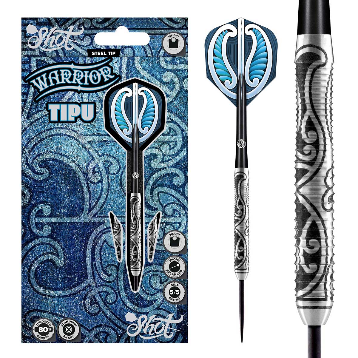 Shot Future Knights Dreadheart 90% tungsten 23g darts