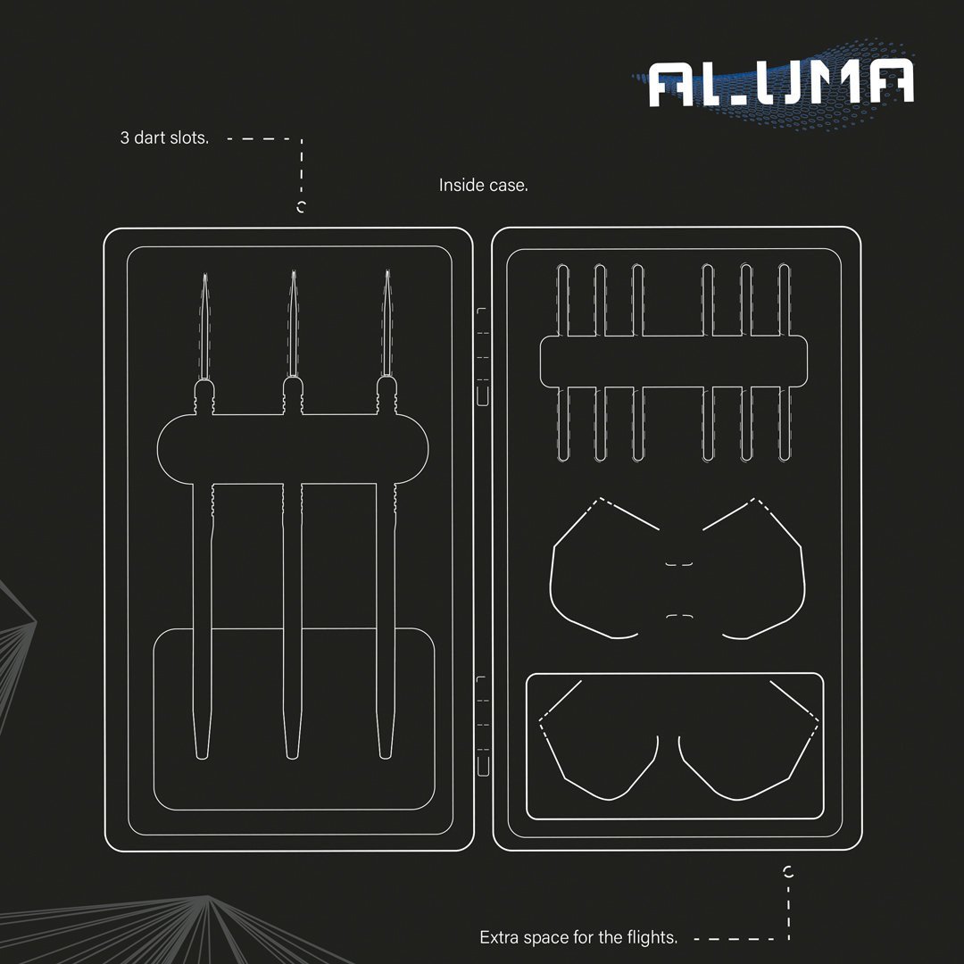 Bull's Aluma – alumiininen darts-kotelo