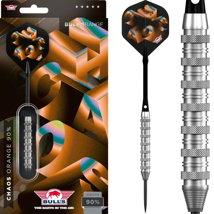 Bull's Chaos Orange 90% tungsten 21g darts