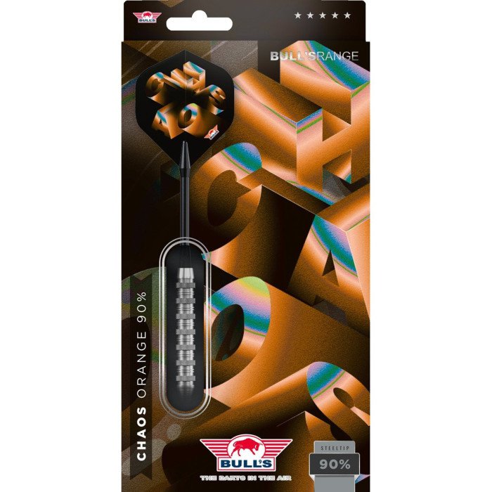 Bull's Chaos Orange 90% tungsten 21g darts