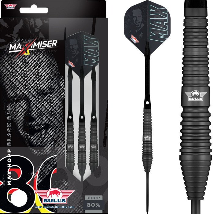 Bull's Max Hopp 80% Black darts-tikat