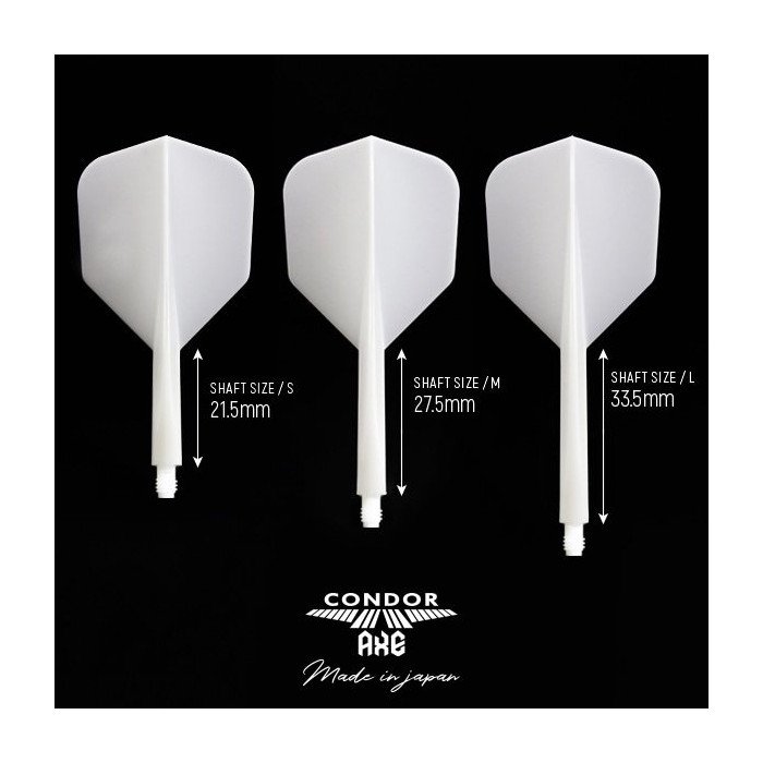 Condor Axe Neon keltainen Long - integroitu varsi ja sulka