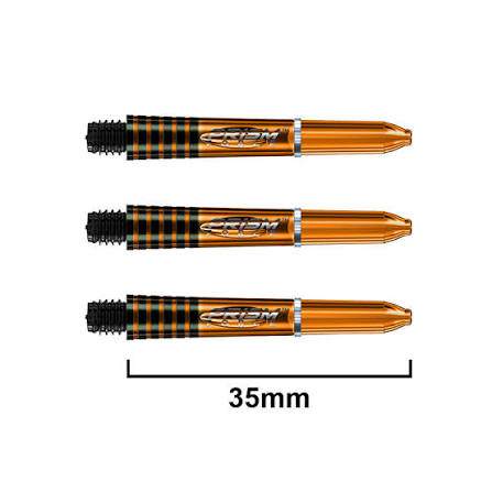 Winmau Prism Force Short 35 mm darts-varret – oranssi, 3 kpl