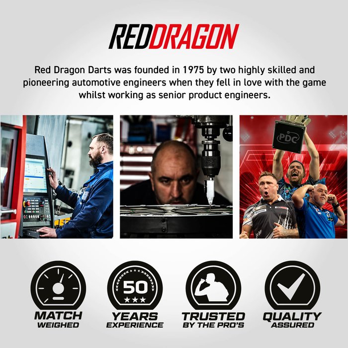 Red Dragon Luke Humphries premium messinki tikat 21g
