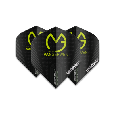 Winmau Prism Delta Black MvG sulat